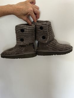 UGG Australia Girl Boots Grey Size 8