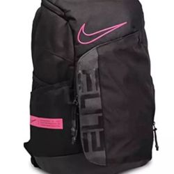 Nike Elite Pro Hoops Olympic 32L Basketball Backpack Black/ Pink Breast Cancer