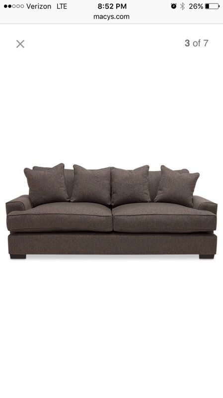 Brand New Ainsley Fabric Sofa W 4 Toss Pillows For In Virginia Brand New Ainsley Fabric Sofa W 4 Toss Pillows