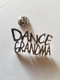 Dance Grandma pin/brooch