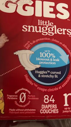 Box of diapers 84 new born