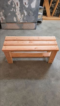 Handmade Wood Bench