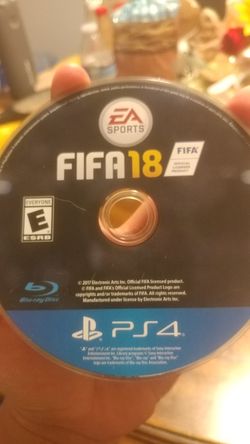 Fifa 18 game no case