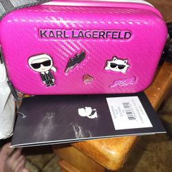 KARL LAGERFELD PARIS MAYBELLE CAMERA CROSSBODY 