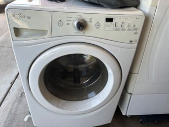 White Whirlpool Duet 4-cu ft High Efficiency Stackable Front-Load Washer and Dryer matching model