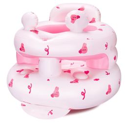 Brand new Inflatable Baby Seat for Babies 3-36 Months，[Squeaky Sound & Anti-Fall Design] Inflatable Chair with Sound-Making Ears, Baby Seat for Sittin