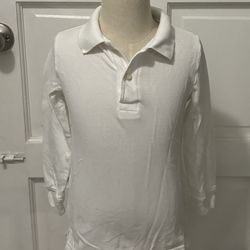 Boys Children’s Place White Long Sleeve Uniform Shirt Sz.5