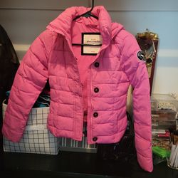 Abercrombie Pink Girls Jacket 