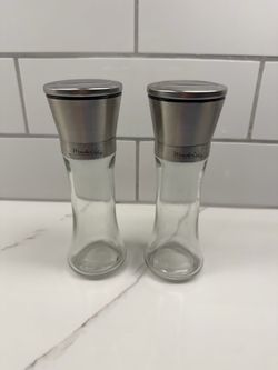 Wonder Sky Large Salt and Pepper Stainless Steel Grinder Set!
