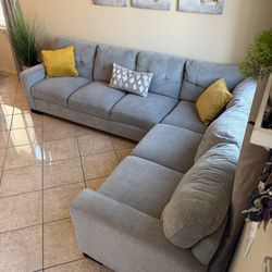 Beautiful Grey sectional couch from COSTCO
