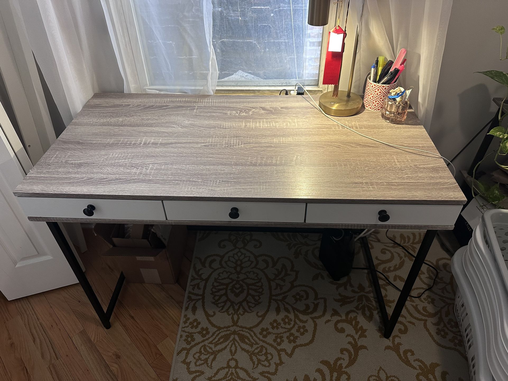 Simple Living Chelsea 3-drawer Desk For Sale