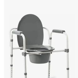 New Folding Bedside Commode 