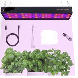 GL-100 LED Grow Light 600W Full Spectrum Double Switch Grow Lamp