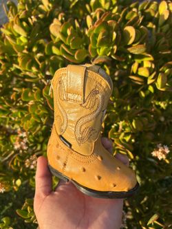 ostrich baby boots