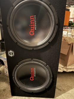 Quinn Acoustics Sub Two 12” BASSWORK BOX.