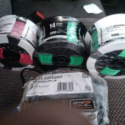 14gauge Thnn Wire Stranded Red Green 14 Gauge Thnn Wire Solid And 8/3