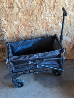 NEW Compact Collapsible Folding Utility Wagon Cart w/ Telescoping Handle