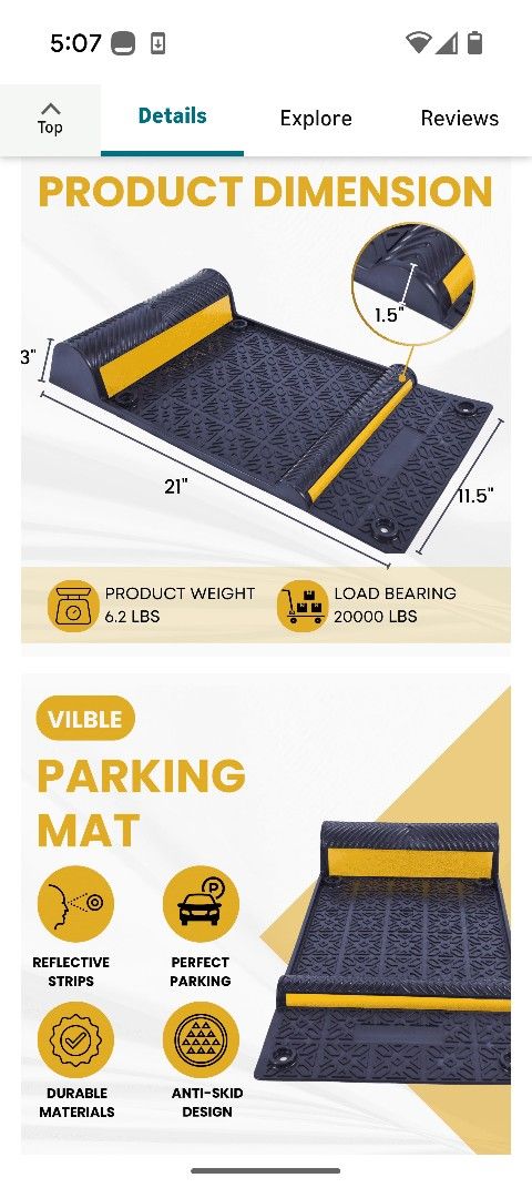 New Parking Assistant Mat