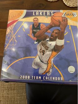 Lakers team calendar 2008