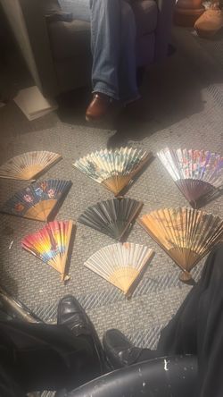 Authentic Asian style fans 10$ each
