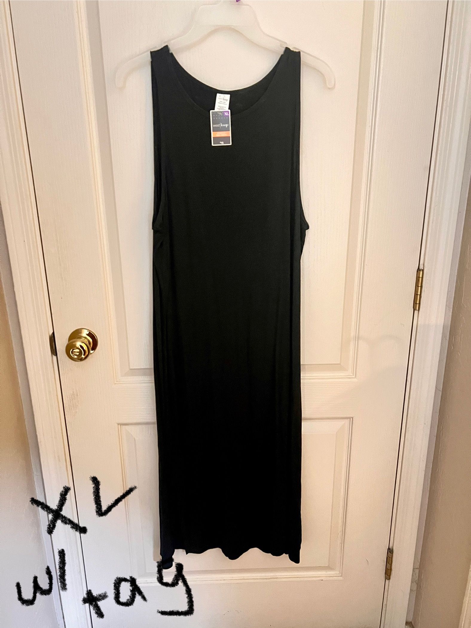 Black Lightweight Sleeveless Dress XL- New With Tag Still On
