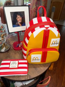 McDonald’s back pack with matching wallet