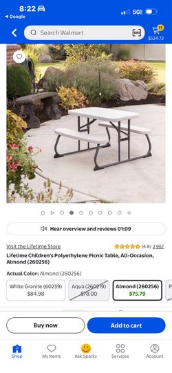 Folding table lifetime