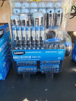 HART 110-Piece Screwdriver Set