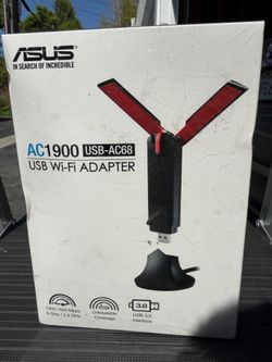 ASUS USB-AC68 AC1900 USB Wi-Fi Adapter