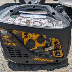QFirman W01(contact info removed)/2000 Watt Peak Gasoline Powered Inverter Generator