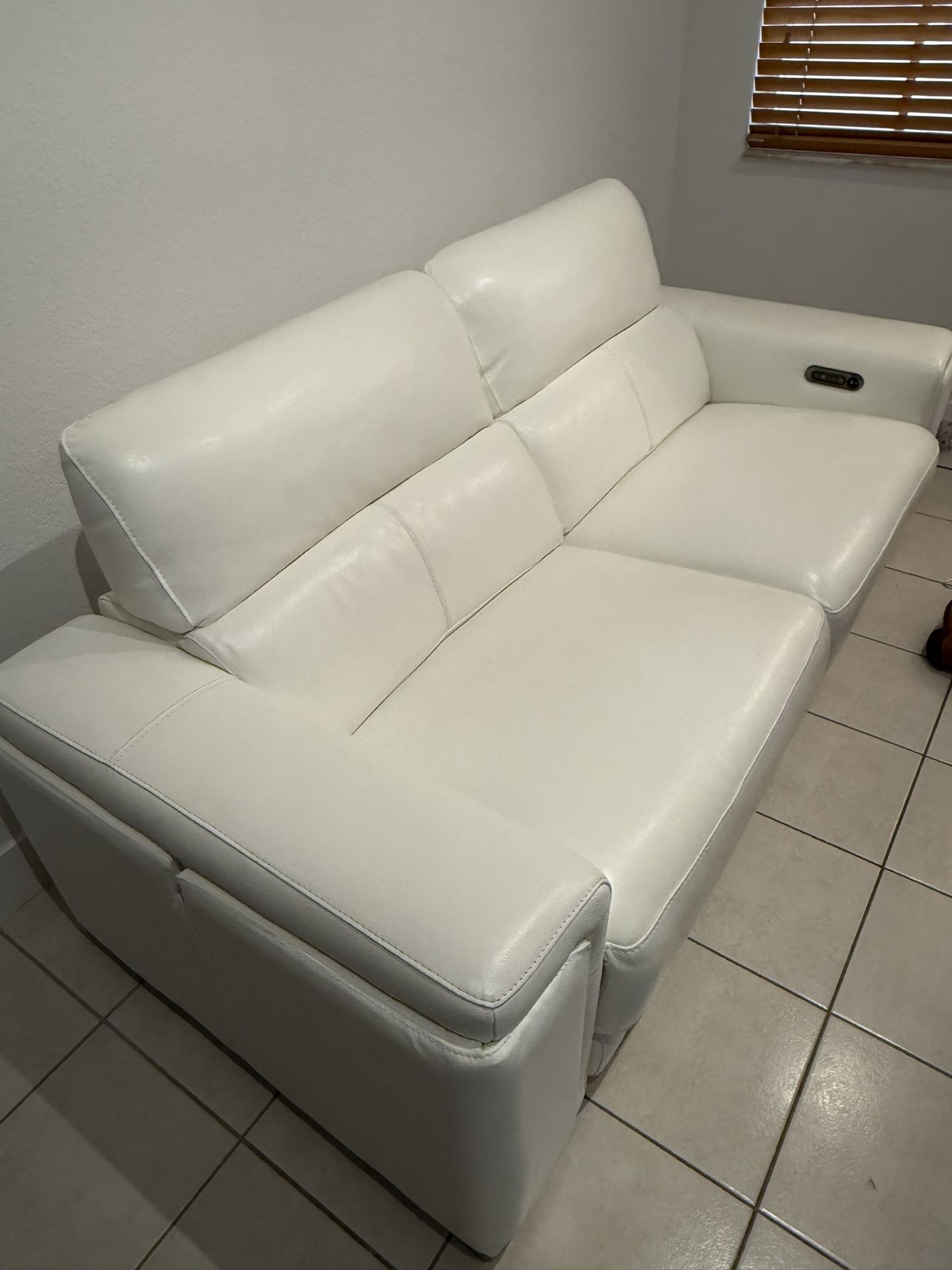 Leather Reclining couch