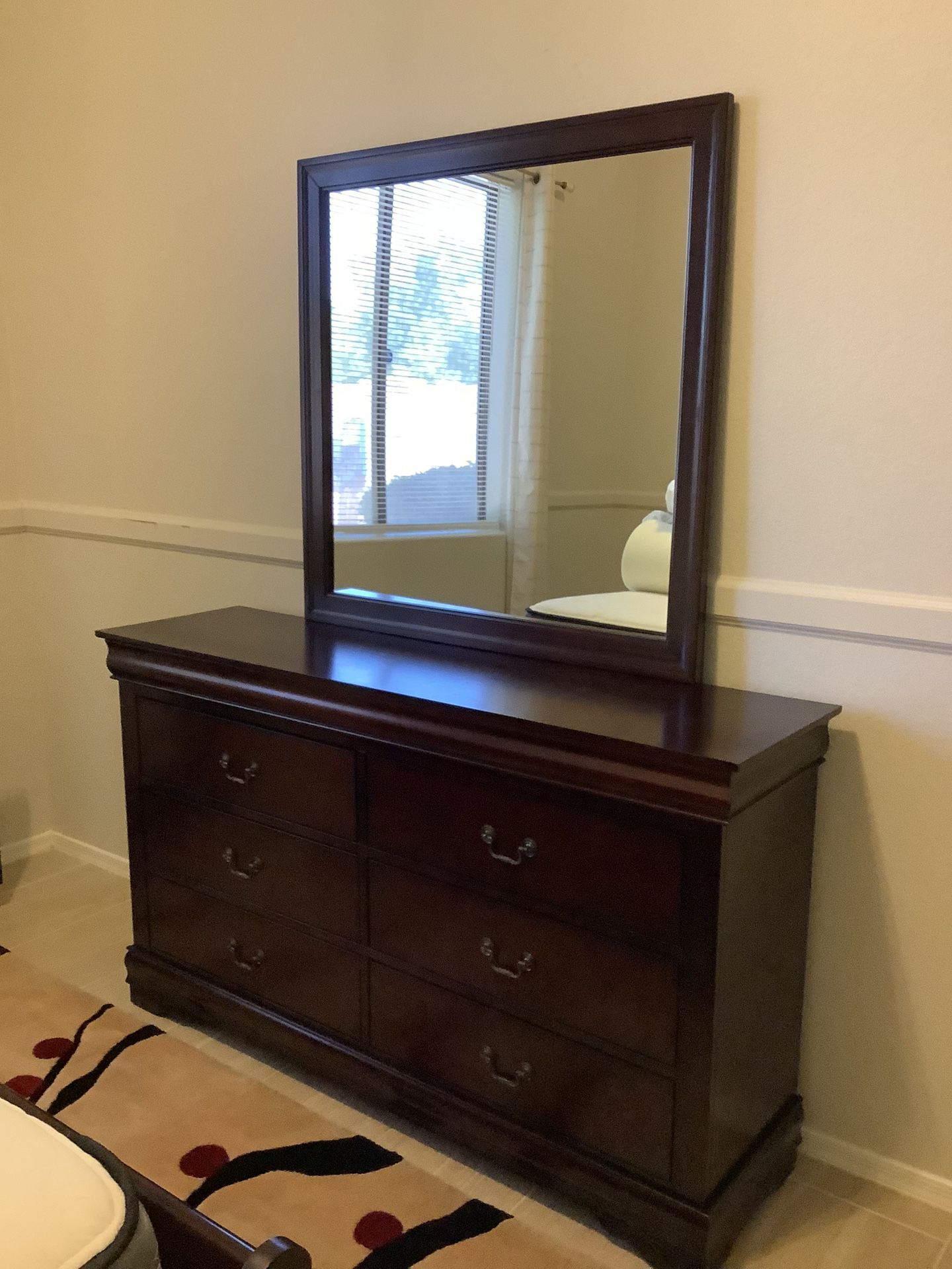 Dresser And Mirror