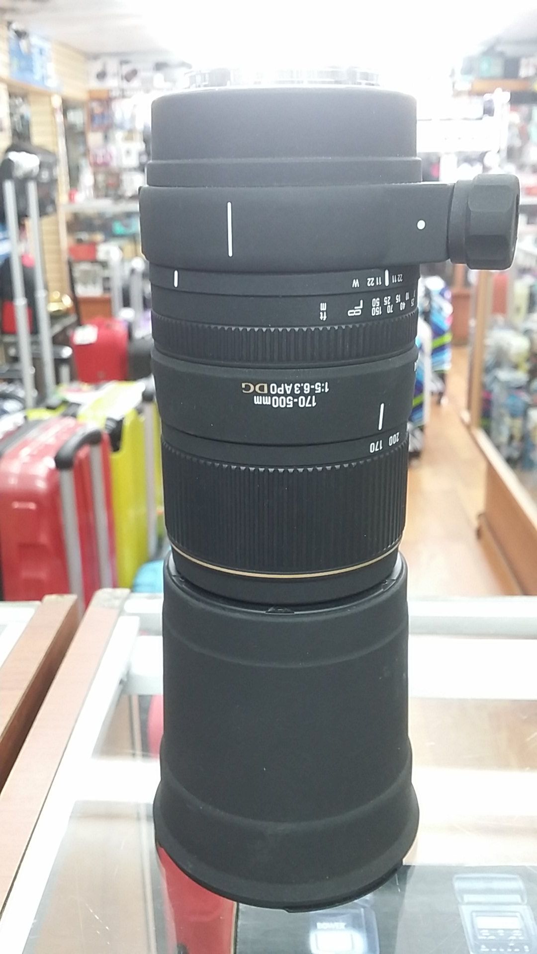 SIGMA 170-500mm f/5-6.3 DG RF APO ASPHERICAL ULTRA TELEPHOTO ZOOM LENS FOR CANON DSLR AND SLR CAMERAS FOR SALE!ONLY MANUAL FOCUS....