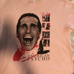 American Psycho rare design t-shirt size XL Long Sleeve