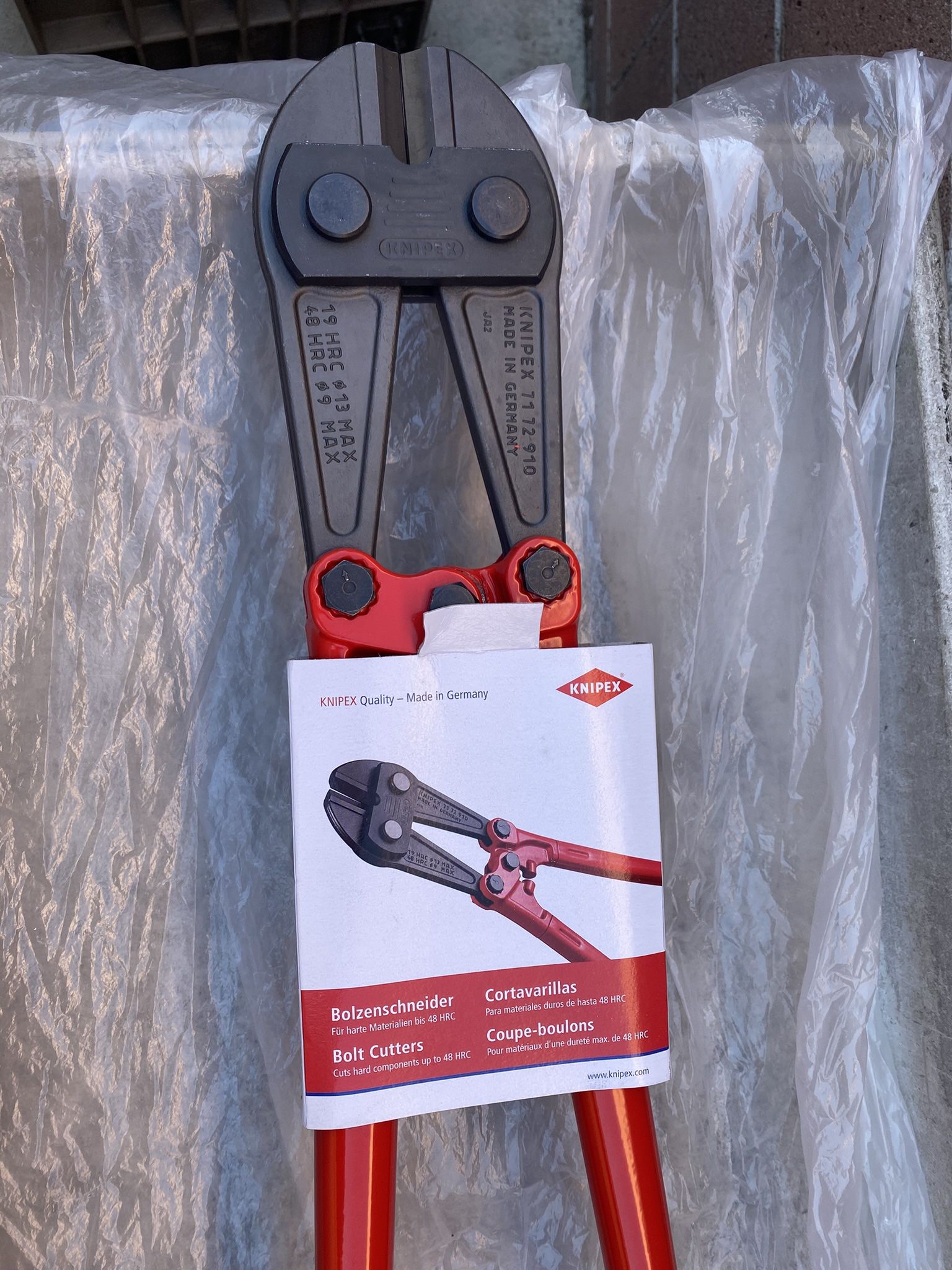 Knipex Big Bolt Cutters 36”x3/4 Made Germany 🇩🇪 