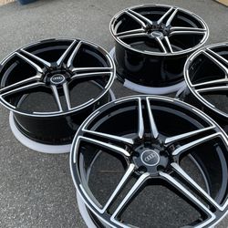 21” NEW Audi Gloss Black Machined Finish Wheels Rims fits A4 S4 A5 S5 A6 S6 A7 S7 21x9 +28 (5x112)   Fits A4 S4 A5 S5 A6 S6 A7 S7 A8 S8 Q3 Q5 Q7 Q8 SQ