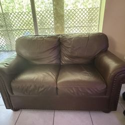 3 Piece Real Leather Sofa Set