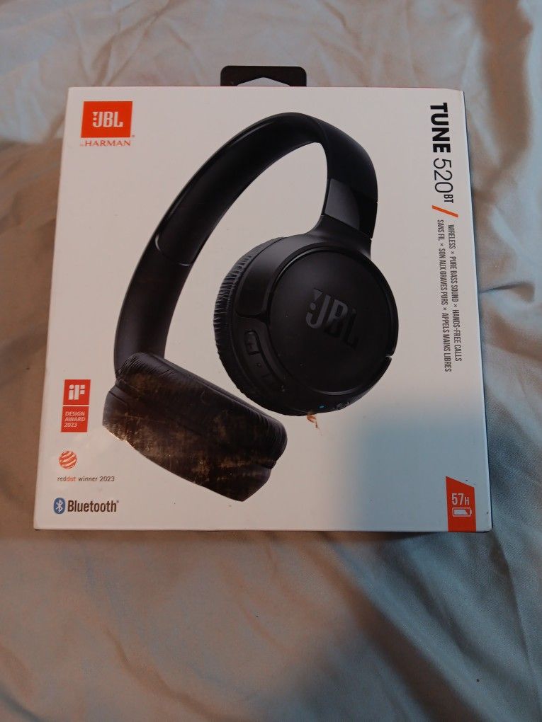 Jbl Tune 520bt Wireless Pure Bass Sound Hands Free Calls Headphones