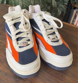 Reebok Chicago Bears NFL  Men’s Shoes Size 12 Orange Blue White EUC Great Shoes