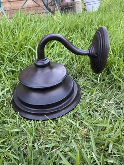 Brown Finish Wall Sconce Light