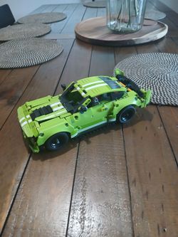 Lego Technic green mustang cobra