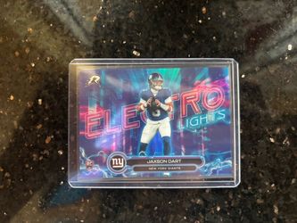 2025 Topps Resurgence Jaxson Dart Electro Lights #EL-23 Case Hit SSP Giants RC