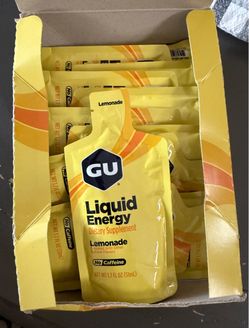 GU liquid energy lemonade