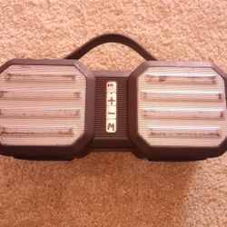 Wireless, Waterproof, and rechargeable Coby Ranger speaker. 