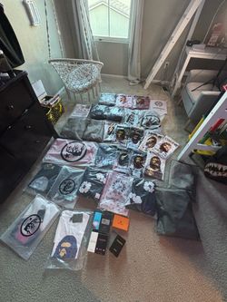 Designer hoodies, shirts, and colognes