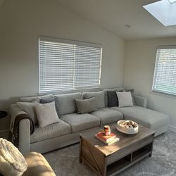 Beige Sectional Couch 