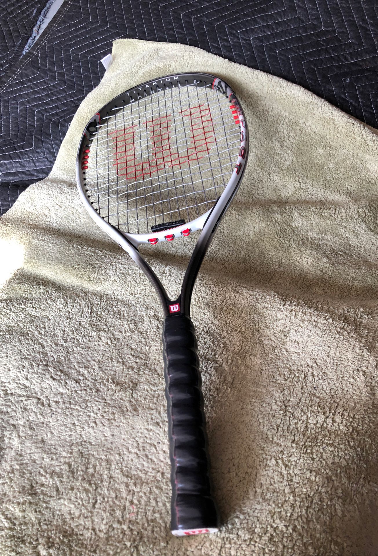 Wilson impact titanium tennis racket