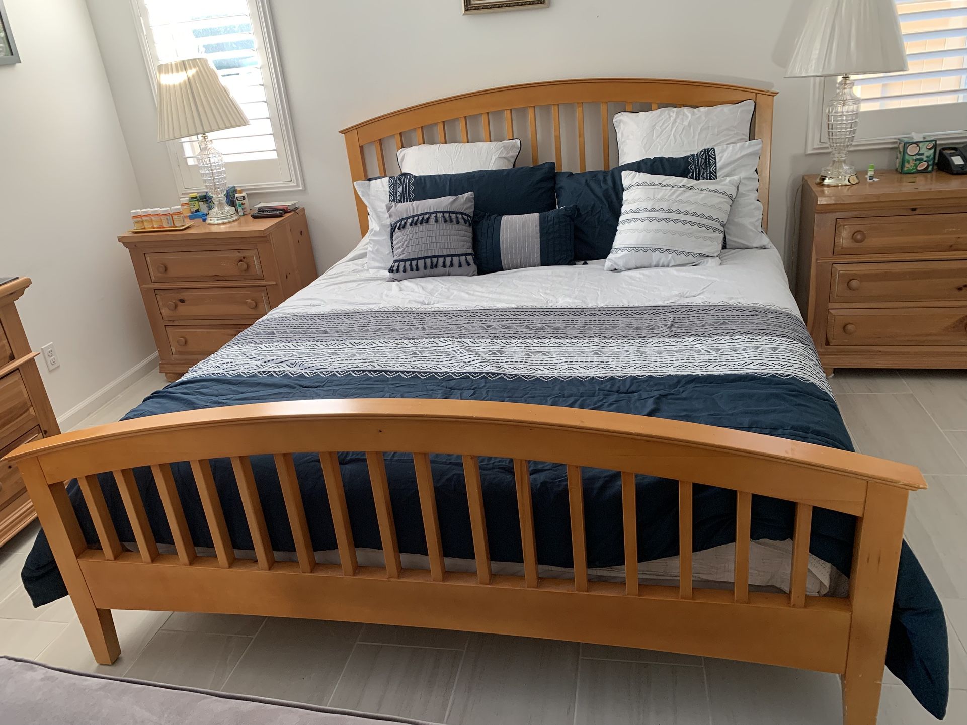 Wood Bedroom Set