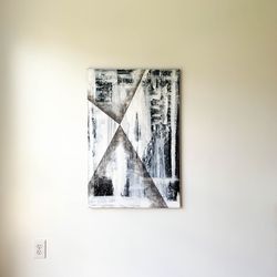 Abstract Acrylic Canvas Painting 