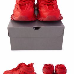 Red Balenciaga Tracks